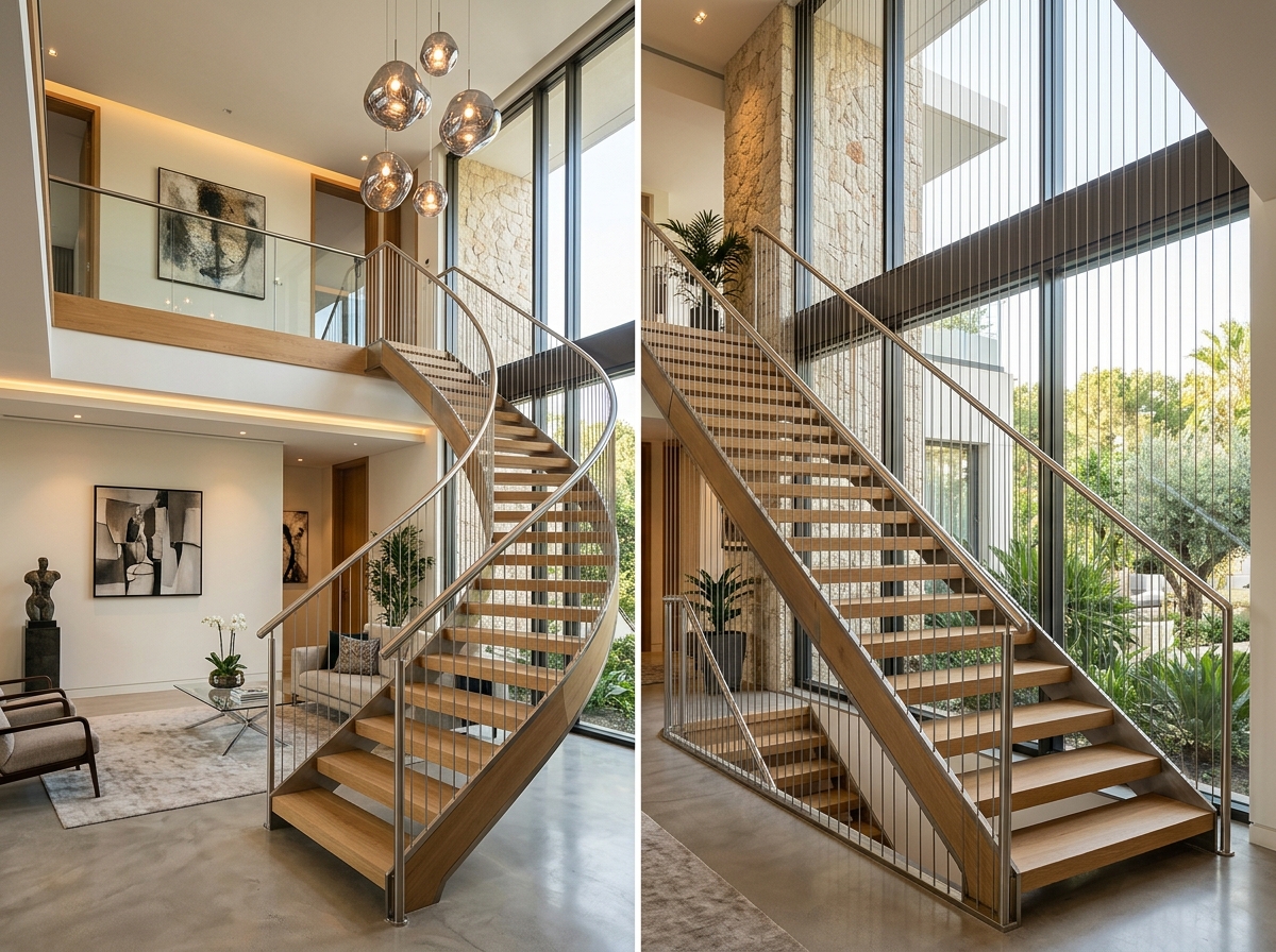 Staircase Void Safety Invisible Grills